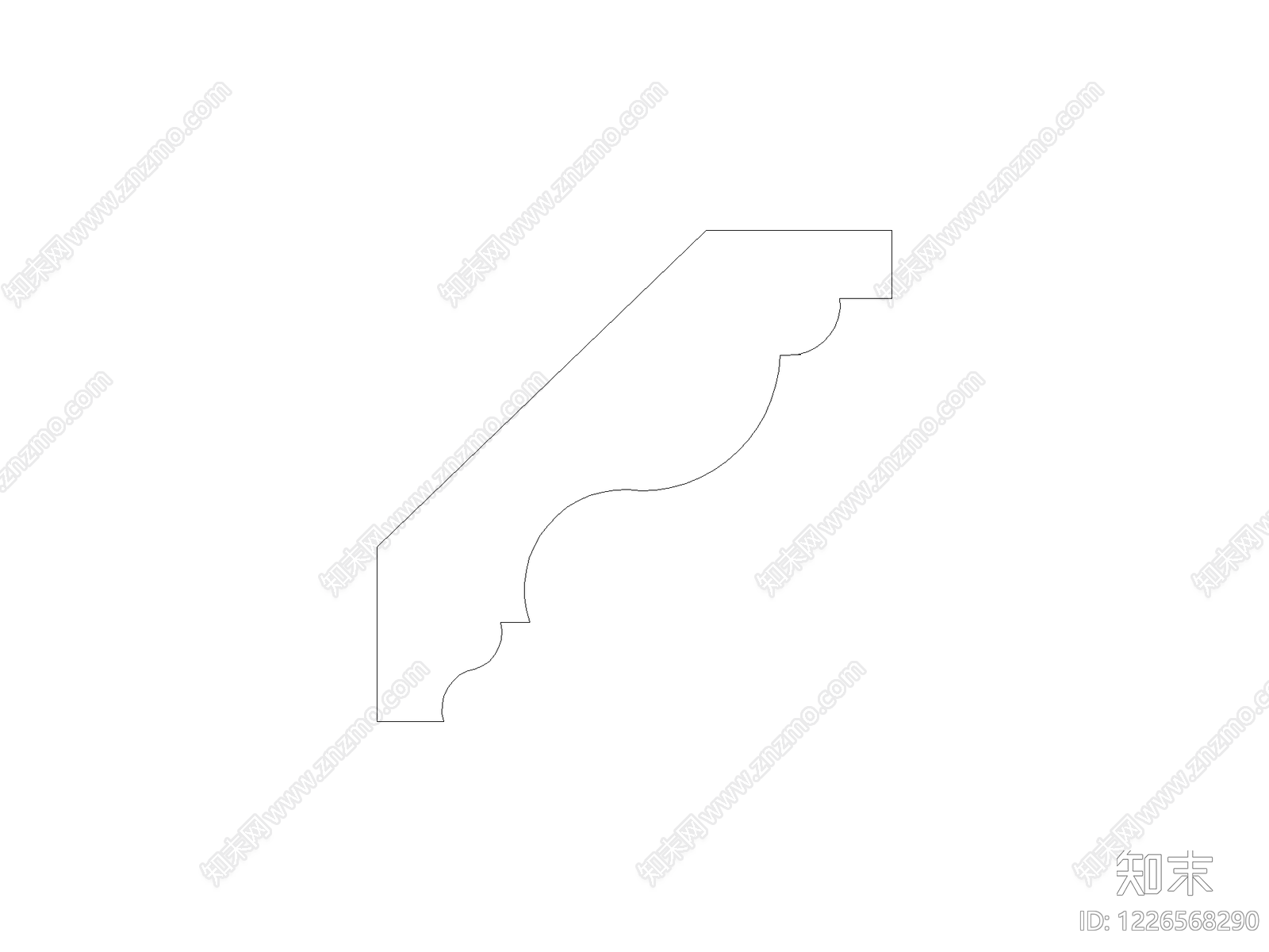 中式装饰线条CAD图纸