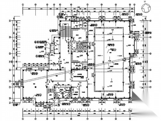 [南昌]某国际花园三层欧式高档商业会所建筑施工图cad施工图下载【ID:166734125】