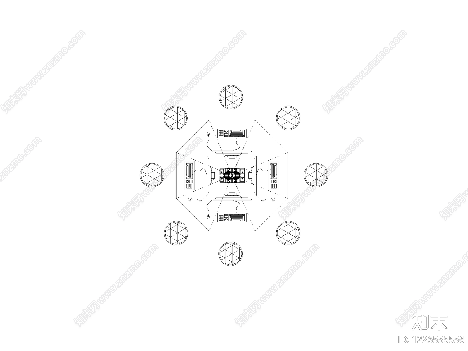 桌子CAD图纸