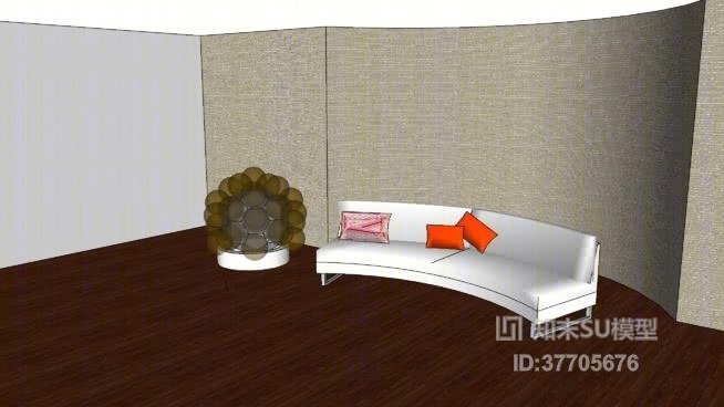 多人沙发SU模型下载【ID:37705676】