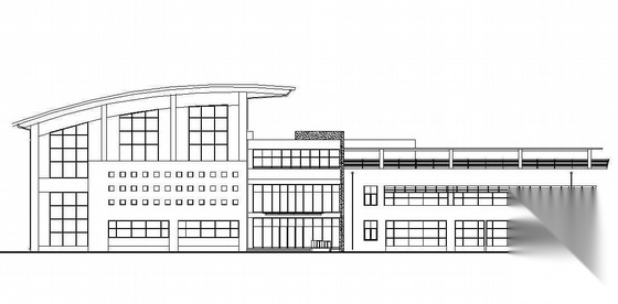 [北京市]某附属中学体育馆建筑结构水暖电施工图施工图下载【ID:165148190】