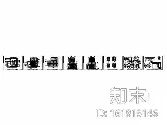 [北京]豪华量贩式KTV包厢装修施工图cad施工图下载【ID:161813146】