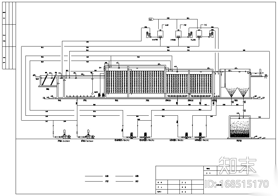 [海南]某果汁加工厂污水处理站安装施工图设计（CAD）cad施工图下载【ID:168515170】