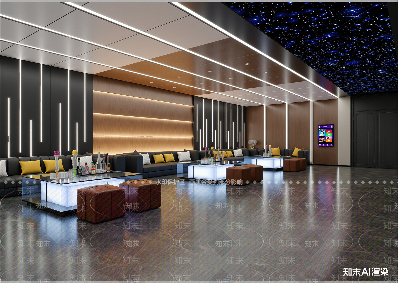 现代酒吧3D模型下载【ID:1214406721】