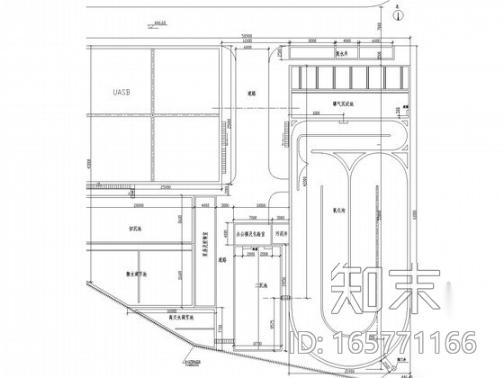 [山西]30000吨每年柠檬酸盐工程废水治理项目图纸（UASB...施工图下载【ID:165771166】