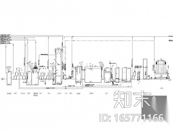 [山西]30000吨每年柠檬酸盐工程废水治理项目图纸（UASB...施工图下载【ID:165771166】