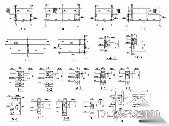 [上海]原框架结构标准厂房改建为六层框剪结构办公楼改造...cad施工图下载【ID:166464100】