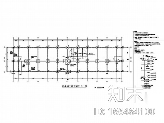 [上海]原框架结构标准厂房改建为六层框剪结构办公楼改造...cad施工图下载【ID:166464100】