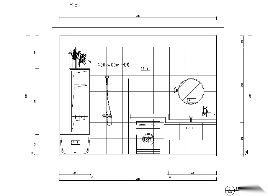[河北]新中式三居室样板间施工图(含效果图+模型)cad施工图下载【ID:160142125】