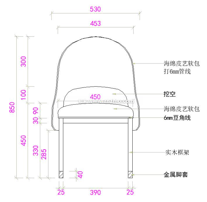 餐椅cad施工图下载【ID:178873109】