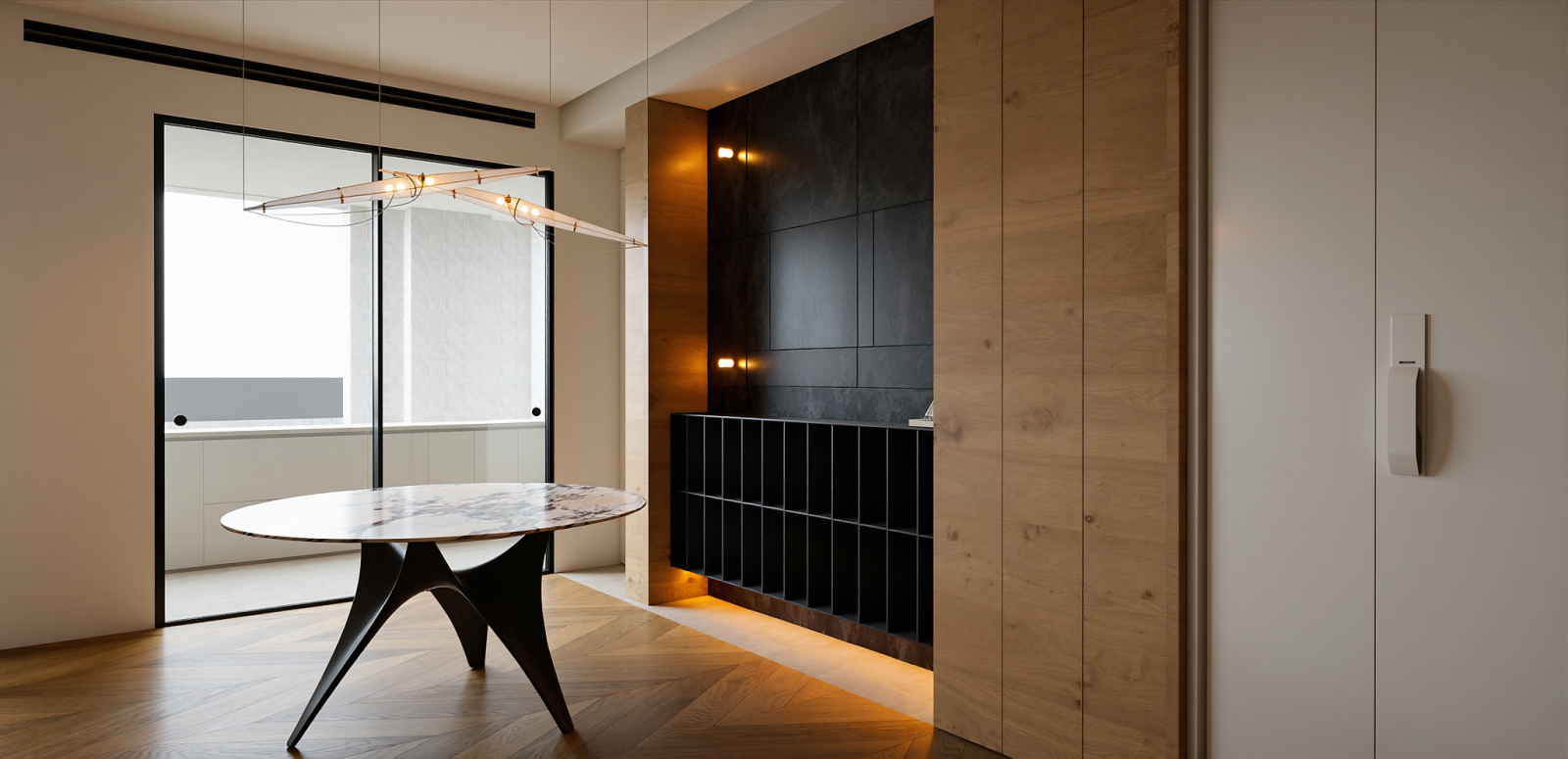 日式家居餐厅SU模型下载【ID:1215205774】