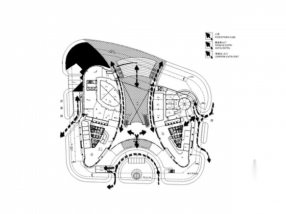 [上海]33层现代风格星级酒店建筑施工图（知名建筑公司）施工图下载【ID:167941166】