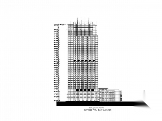 [上海]33层现代风格星级酒店建筑施工图（知名建筑公司）施工图下载【ID:167941166】