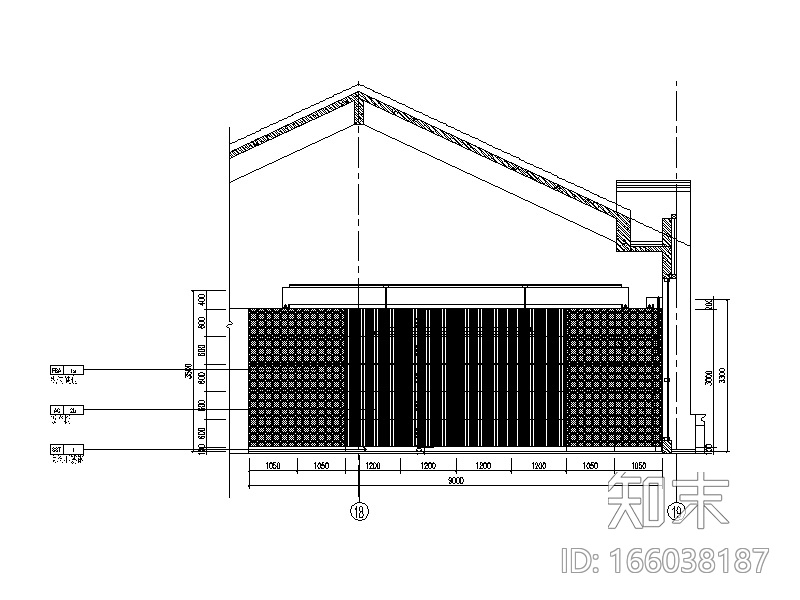 社区服务及物业管理办公室设计施工图cad施工图下载【ID:166038187】