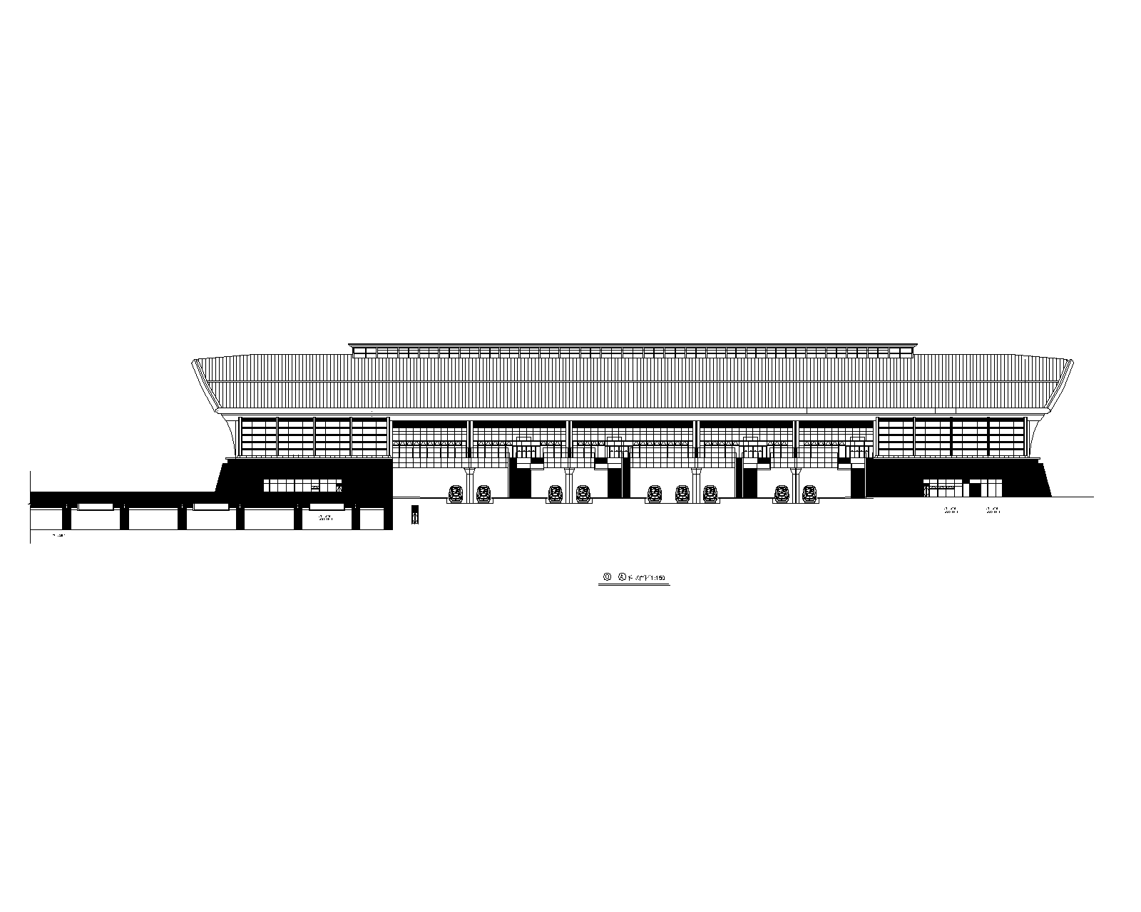 [厦门]火车站站房全套建筑施工图施工图下载【ID:151679127】