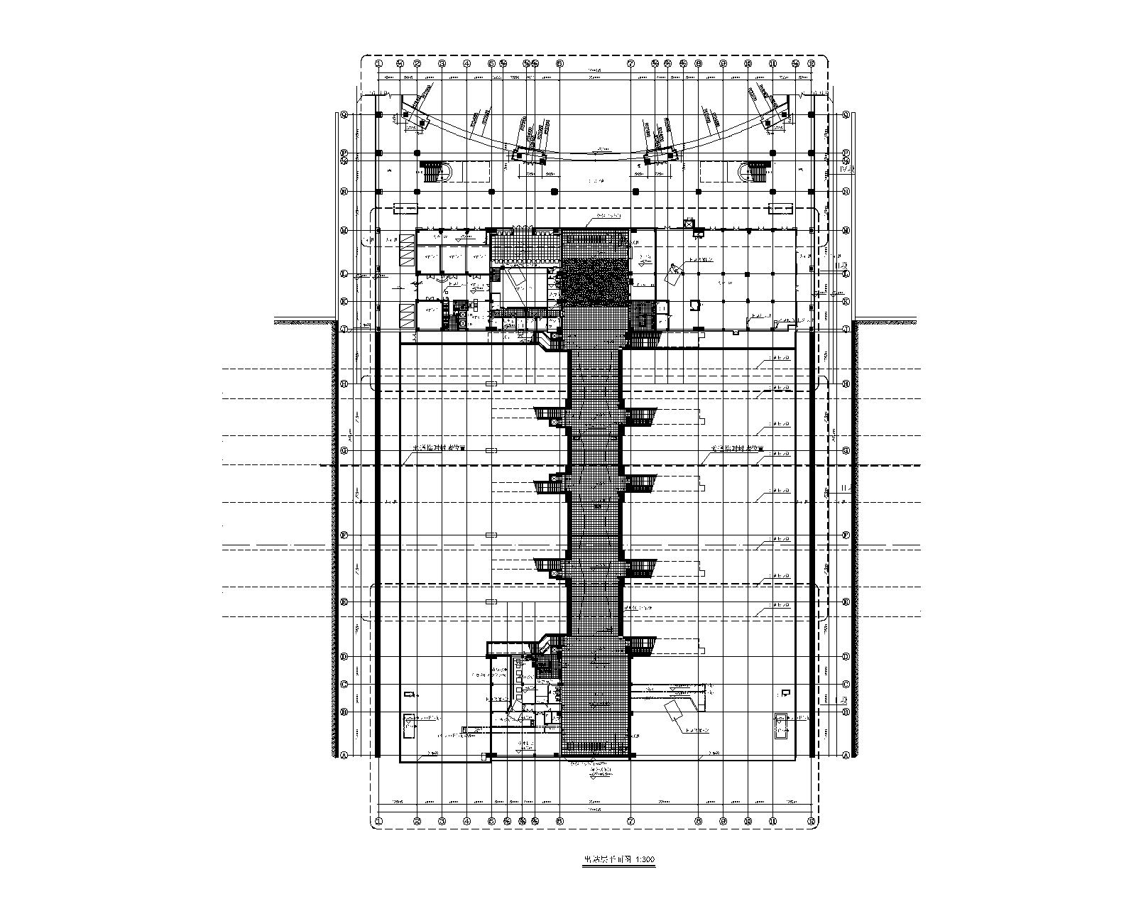 [厦门]火车站站房全套建筑施工图施工图下载【ID:151679127】