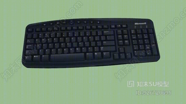 计算机键盘SU模型下载【ID:926720695】