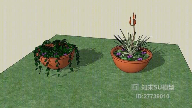 盆栽SU模型下载【ID:27739010】