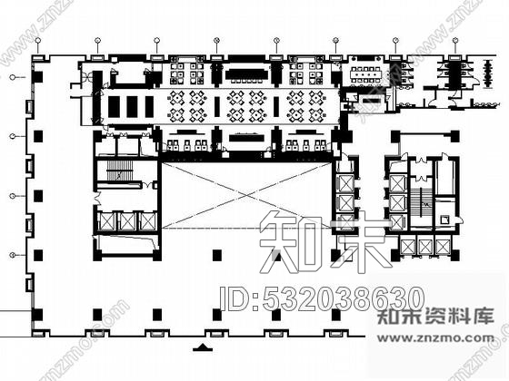 施工图北京某豪华酒店意大利特色餐厅施工图cad施工图下载【ID:532038630】