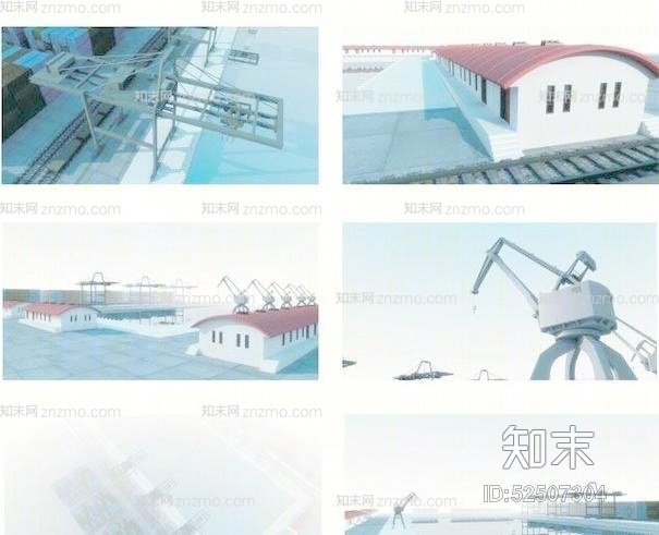 标准厂房23D模型下载【ID:52507304】