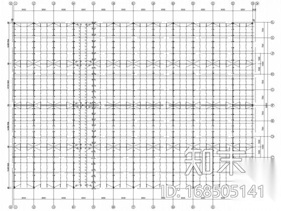 单层重型钢结构厂房施工图施工图下载【ID:168505141】