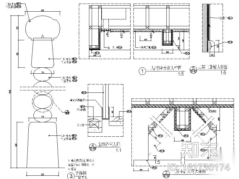 [深圳]希腊风格高尔夫球会别墅施工图施工图下载【ID:161730174】