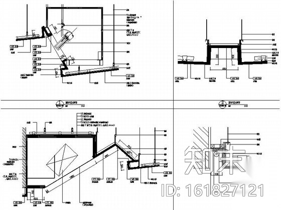 [江苏]某知名公司总部办公大楼室内B、C区施工图cad施工图下载【ID:161827121】