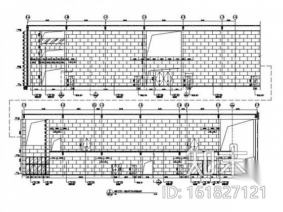[江苏]某知名公司总部办公大楼室内B、C区施工图cad施工图下载【ID:161827121】