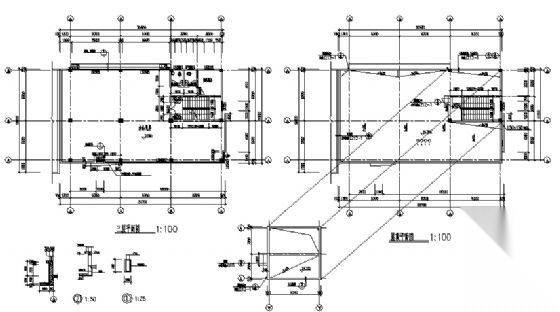 某三层文化厅建筑设计方案图cad施工图下载【ID:151618193】