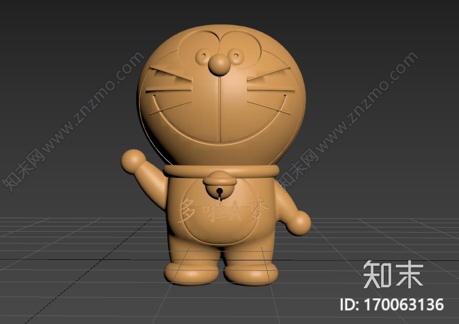 叮当猫--多啦3d打印模型下载【ID:170063136】