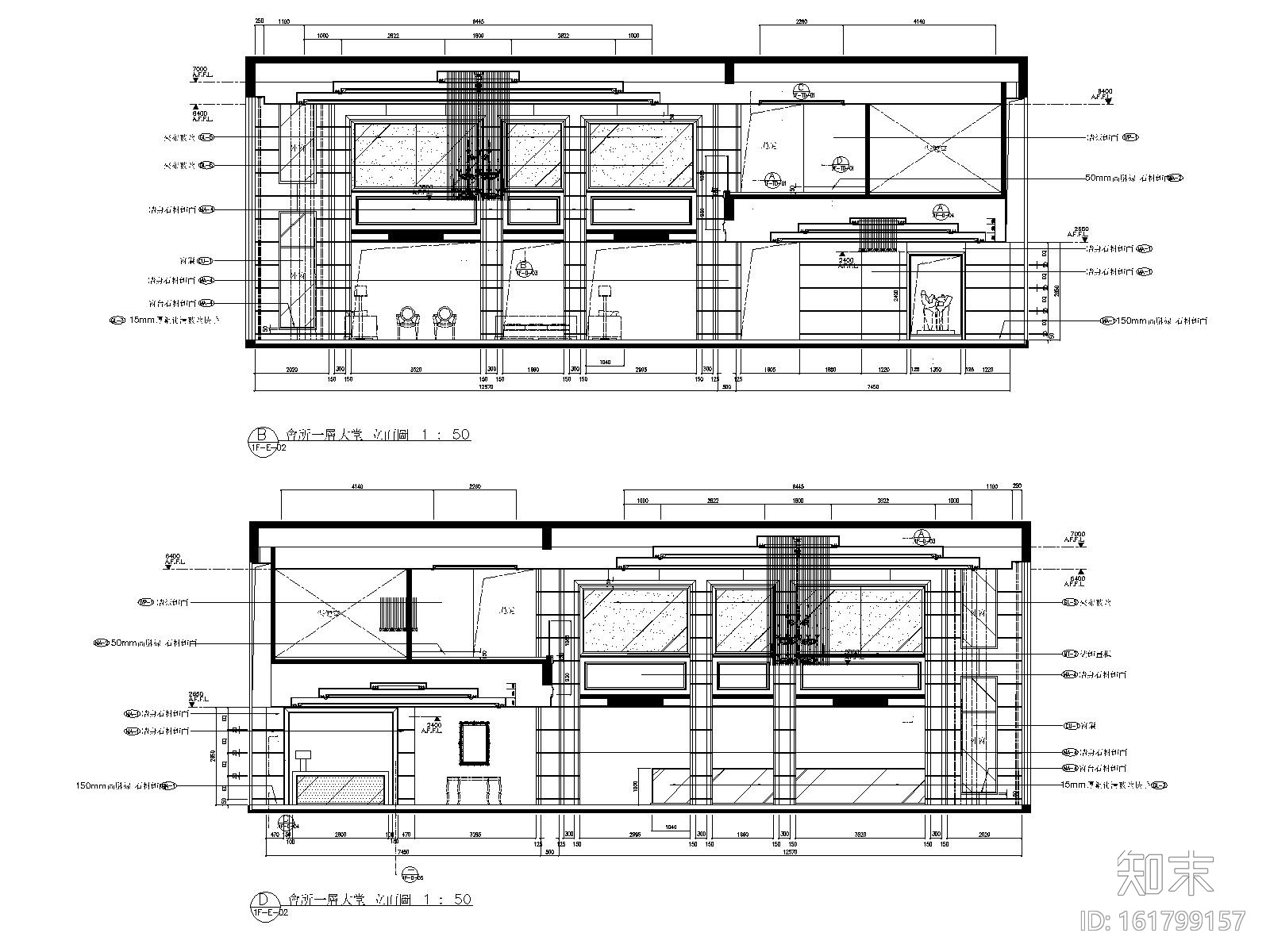 杭州休博园商务休闲会所设计施工图cad施工图下载【ID:161799157】