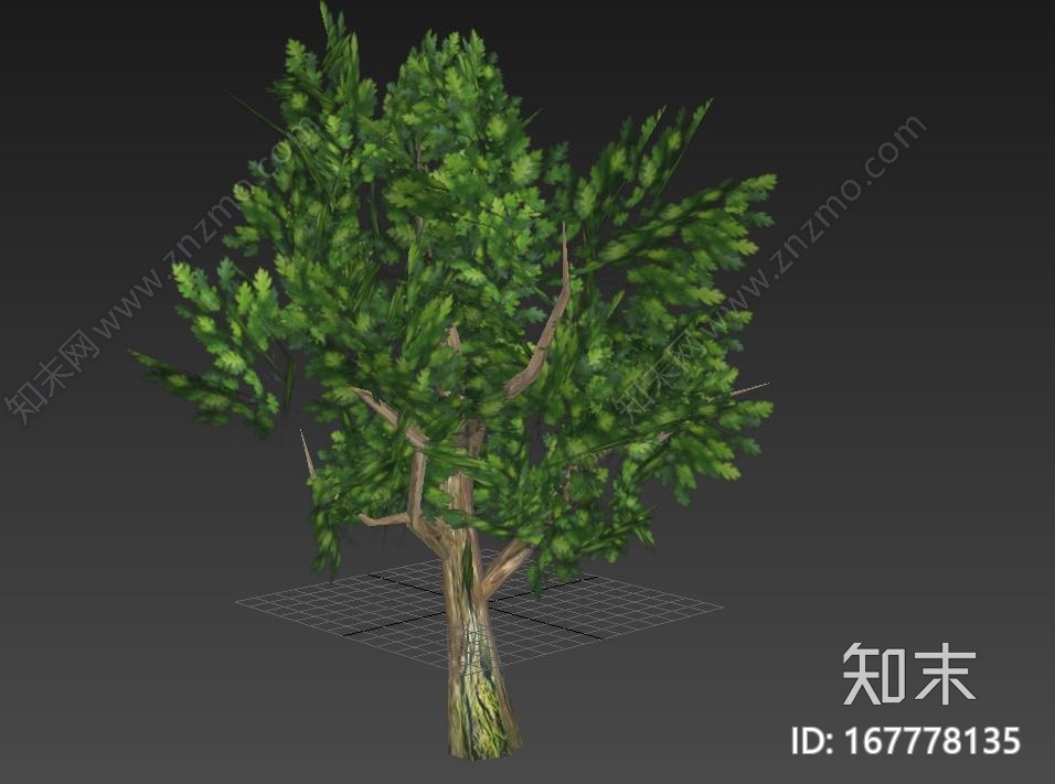 自己做的棵普通的树CG模型下载【ID:167778135】