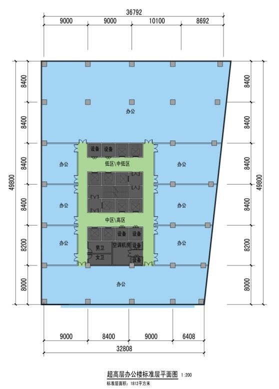 [贵阳]超高层水面肌理现代风格国际广场综合体建文本（...cad施工图下载【ID:151708176】