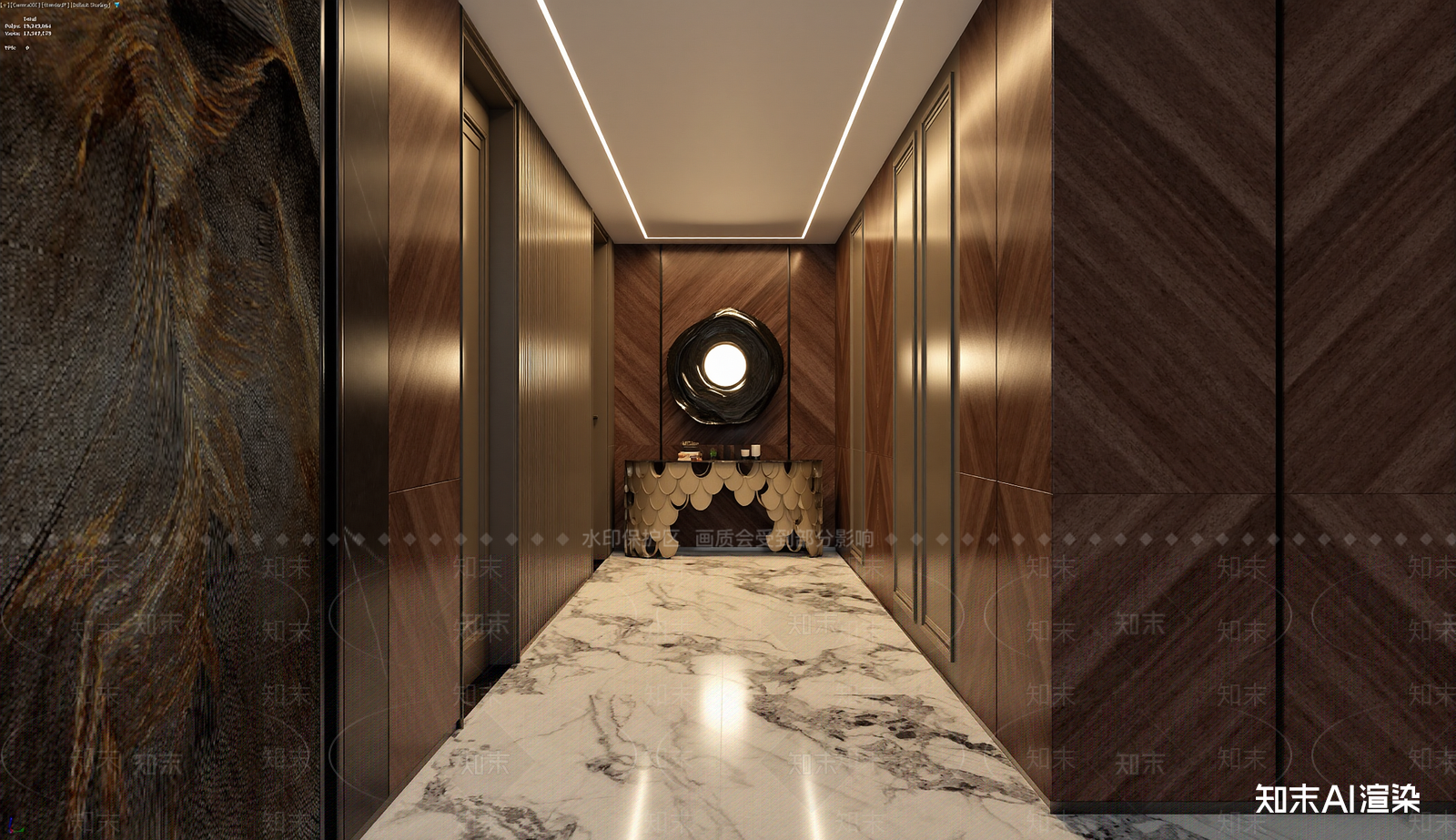现代玄关3D模型下载【ID:1223660268】