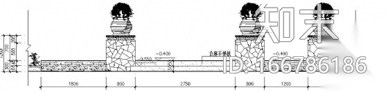 某中心庭园景观设计施工图cad施工图下载【ID:166786186】