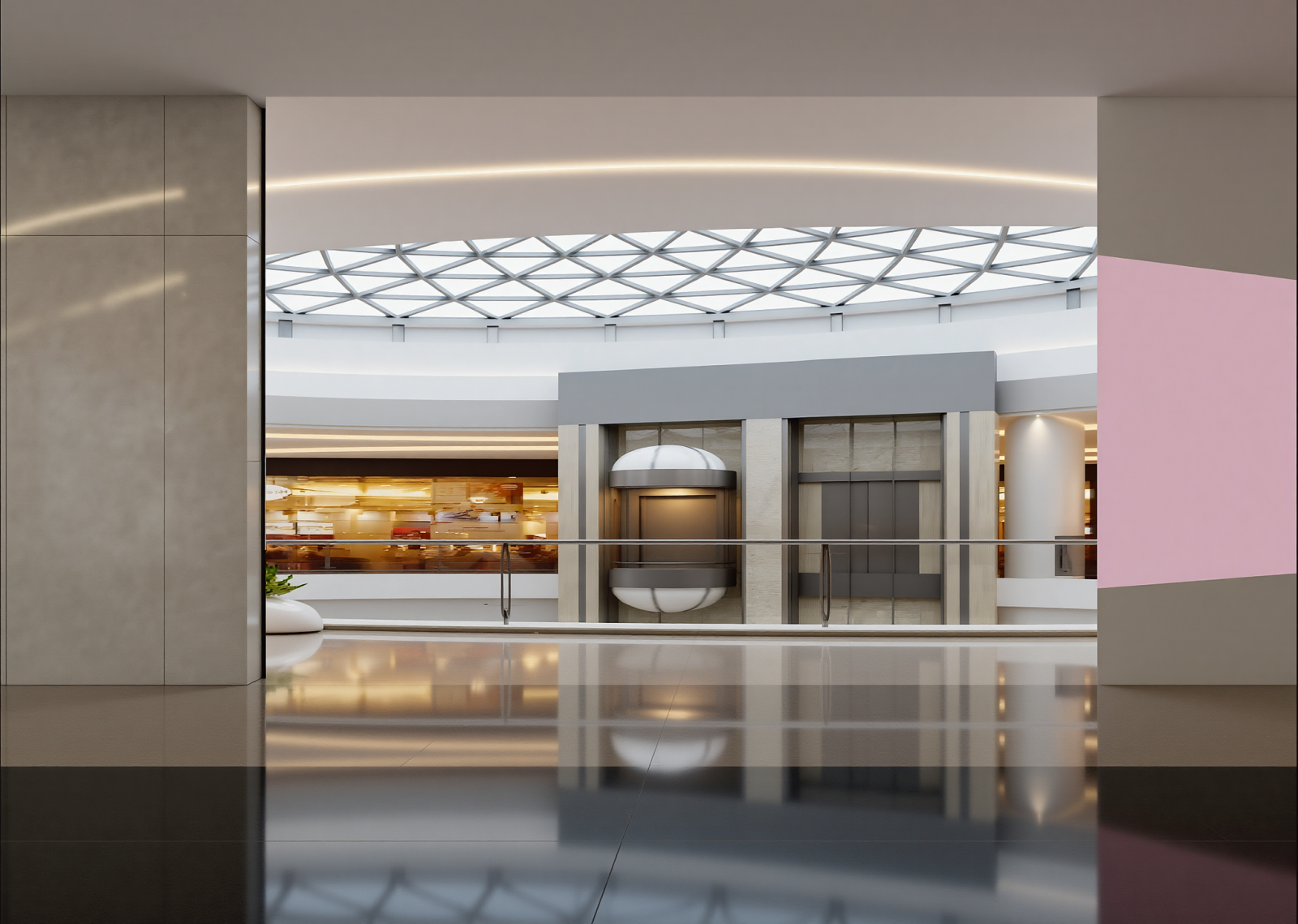 现代商场3D模型下载【ID:1214796552】