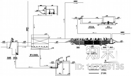 某温泉中心污水处理站施工图cad施工图下载【ID:167269136】