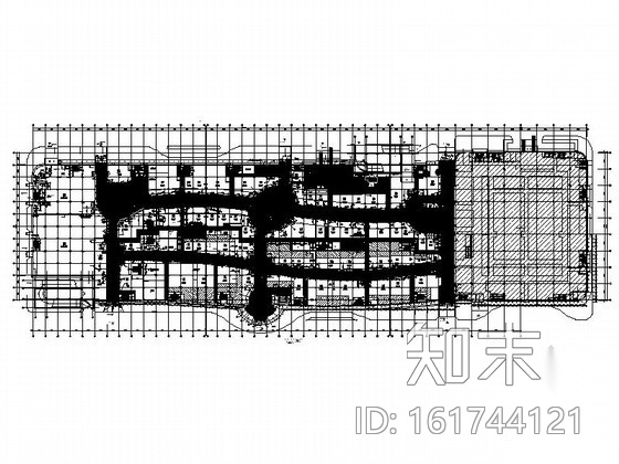 国内某大型高端商城装饰工程施工图cad施工图下载【ID:161744121】