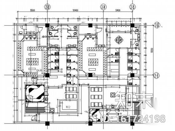 [深圳]豪华酒店游泳池男女更衣室设计施工图施工图下载【ID:161724198】