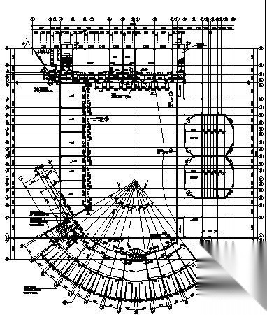 桃溪中学某六层综合楼建筑施工图cad施工图下载【ID:151574168】