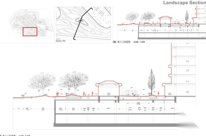 [上海]世界级流动性商业公共空间景观观设计方案+实景...cad施工图下载【ID:161030166】