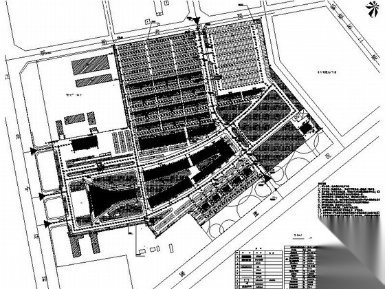 [哈尔滨]某汽车交易市场规划方案图施工图下载【ID:164859148】