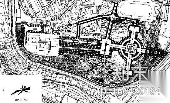 闽西革命烈士陵园总体改造工程施工图施工图下载【ID:166420184】
