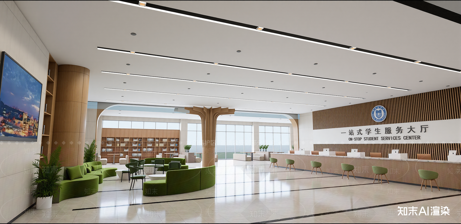 现代其他学校空间SU模型下载【ID:1215998660】