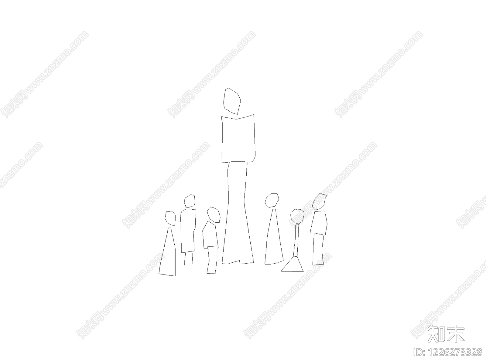 人物CAD图纸