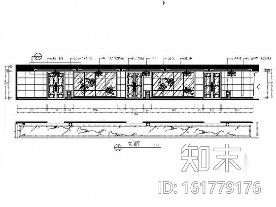 [福建]欧式华丽复古大酒店宴会厅室内施工图（含效果图）cad施工图下载【ID:161779176】