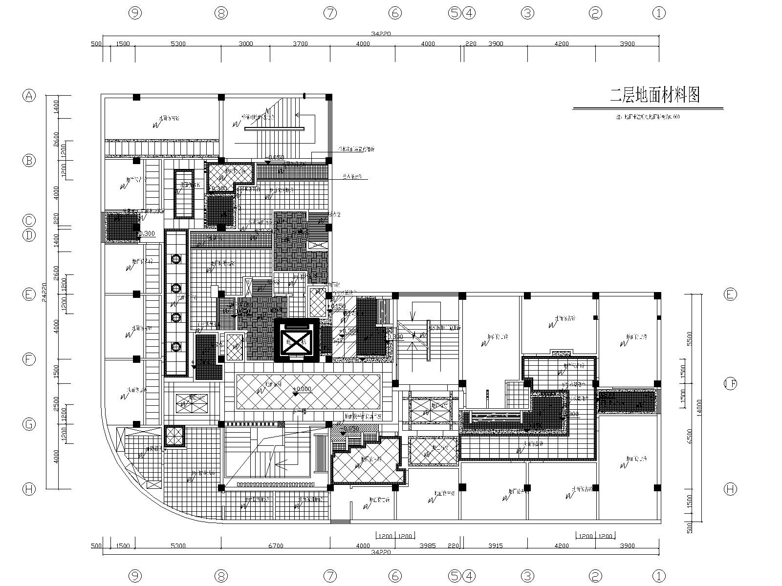 湛江足浴店设计施工图+效果图cad施工图下载【ID:160710114】