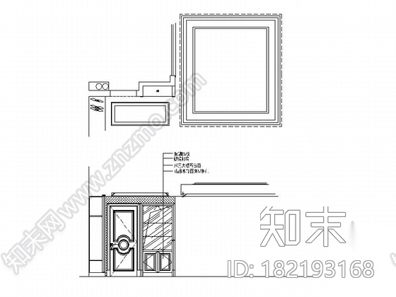 经典优雅两层别墅欧式风格室内装修图（含效果图）cad施工图下载【ID:182193168】