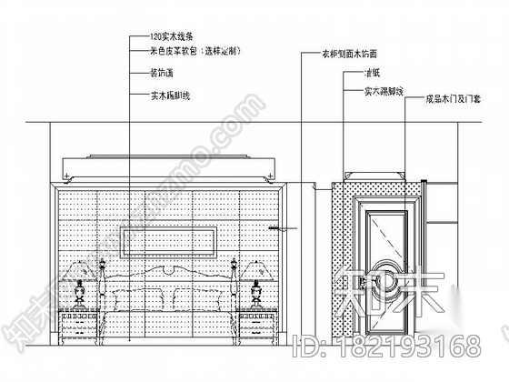 经典优雅两层别墅欧式风格室内装修图（含效果图）cad施工图下载【ID:182193168】