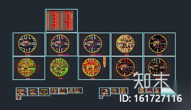 [江西]南昌国际金融中心办公室装修设计施工图+效果图cad施工图下载【ID:161727116】